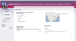 Desktop Screenshot of iglesia-usa.com