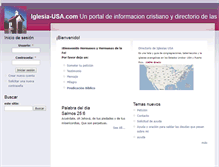 Tablet Screenshot of iglesia-usa.com